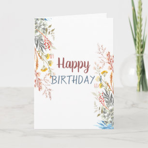 Carte Chic Prairie Asséchée