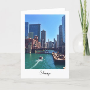 Carte Chicago Blank Greeting Card