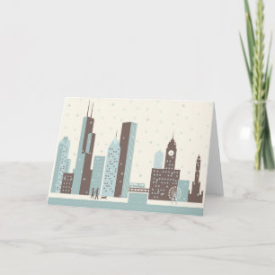 Carte Chicago en hiver