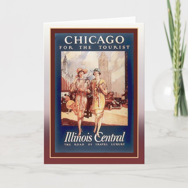 Carte Chicago pour le Tourist (Devant)