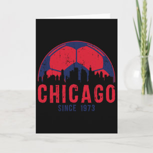Carte Chicago Skyline Soccer Fc Futbol Illinois