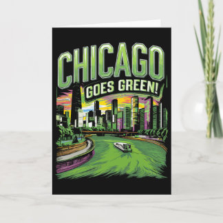 Carte Chicago vire au vert pour la Saint-Patrick