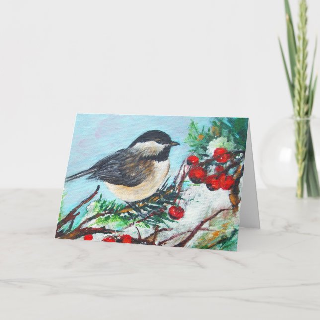 Carte Chickadee Get Well (Devant)