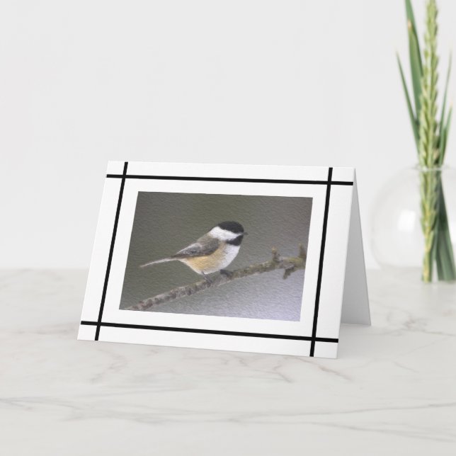 Carte Chickadee Note (Devant)