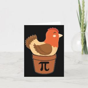 Carte Chicken Funny Math Engineer Anniversaire Nerd Cade