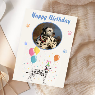 Carte Chien Anniversaire Fête Chiot Pawty Animaux