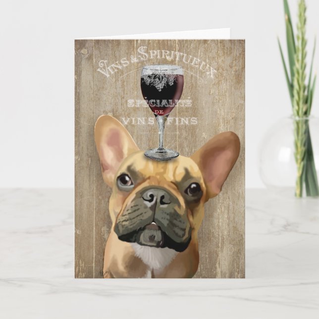 Carte Chien Au Vin, Chien de France (Devant)
