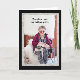 Carte Chien Cheveux et tout... aimez-moi, aimez mon chie