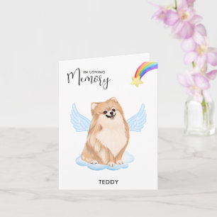 Carte Chien d'ange Poméranien Personnaliser la Sympathie