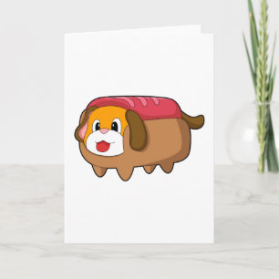 Carte Chien dans Hotdog