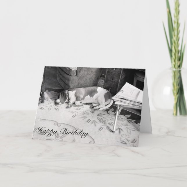 Carte Chien de chasse (Devant)