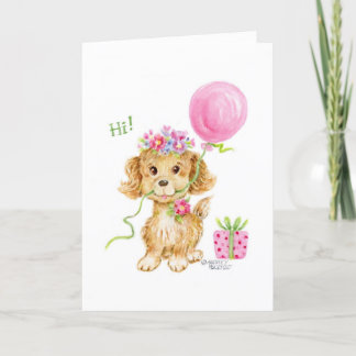 Carte Chien De Chien Fleur D'Anniversaire Vous Êtes Si D