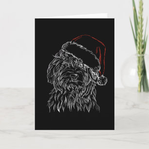 Carte Chien de Havan Santa Hat
