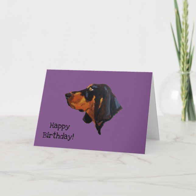 Carte Chien de Pinscher de dobermann (Devant)