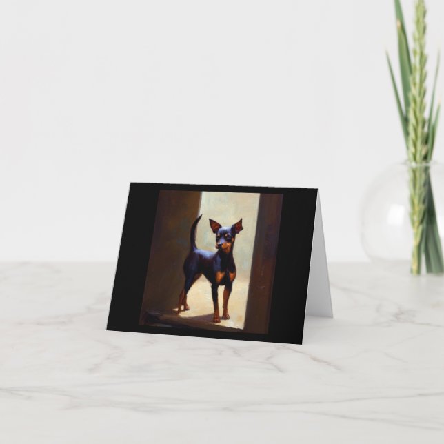 Carte Chien de poussette miniature (Devant)
