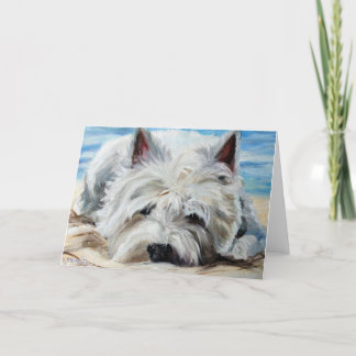 Carte Chien des montagnes occidental de Westie Terrier -