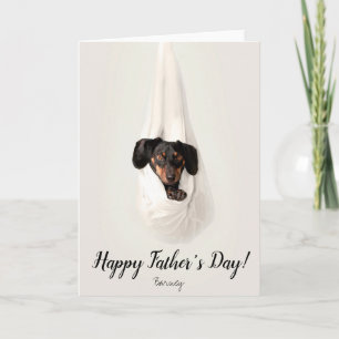 Carte Chien Happy Fête des pères Photo personnalisée