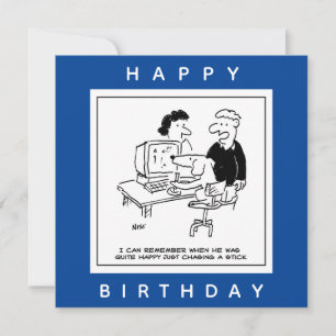 Carte Chien Jouer à un jeu d'ordinateur Dessin