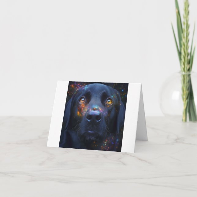 Carte Chien noir dans l'esprit (Devant)