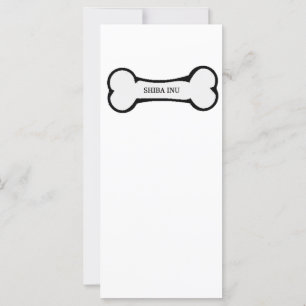 Carte chien shiba inu