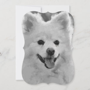 Carte Chien spitz japonais