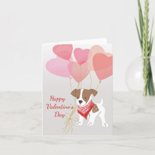 Carte Chien Valentine de Jack Russell Terrier Love