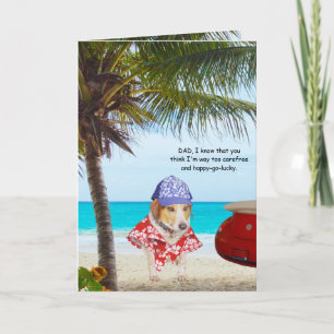 Carte Chiens Amusants, Fils Amoureux Amusants, Fête des 