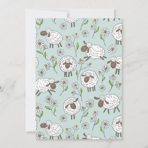 Carte Chiens de comptage sur le bleu de verre de mer