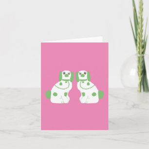 Carte Chiens du Staffordshire vert