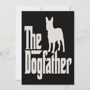 Carte Chiffre de taureau français Frenchie Le Chien Pè