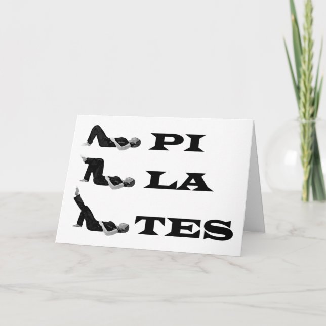 Carte Chiffres de Pilates ! (Devant)