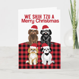 Carte Chih Tzu Christmas Chien