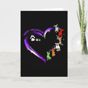 Carte Chihuahua Costume Happy Chemise Halloween drôle Ch