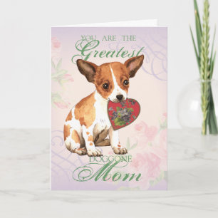 Carte Chihuahua Heart Mom