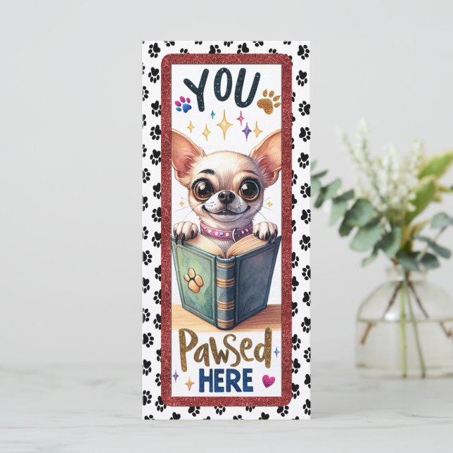 Carte Chihuahua mignon (Debout devant)