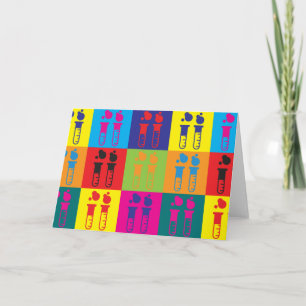 Carte Chimie Pop Art