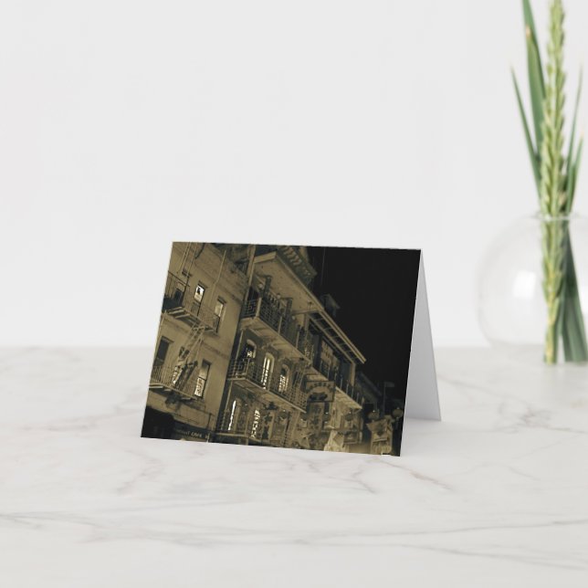 Carte Chinatown la nuit (Devant)