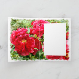 Carte Chinois Peony [Carte de voeux] カ ー ド
