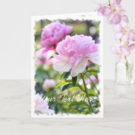 Carte Chinois Peony [Carte de voeux] カ ー ド