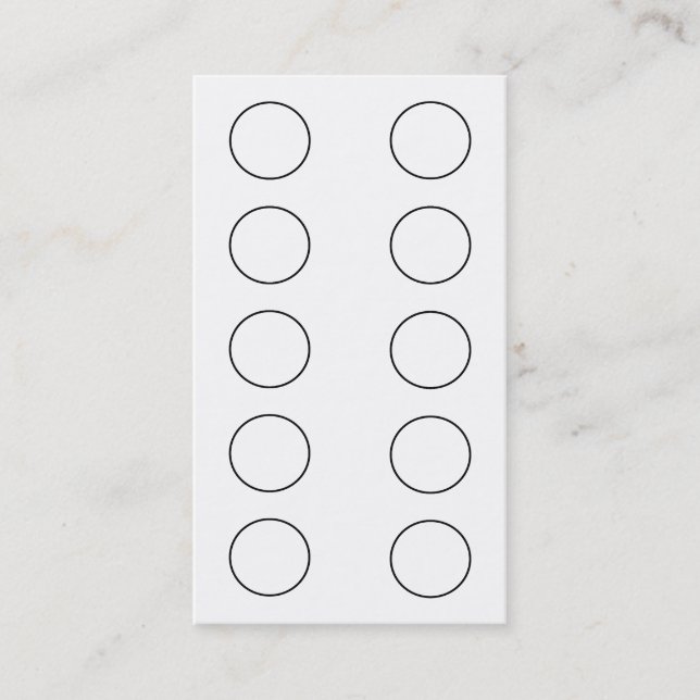 Carte chinoise de fidélité de carte de (Devant)