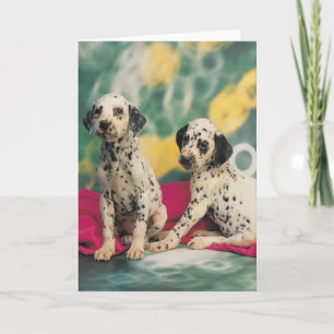 Carte Chiots dalmatiens