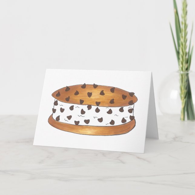 Carte Chipwich Chocolat Chip Cookie Sandwich à la crème  (Devant)