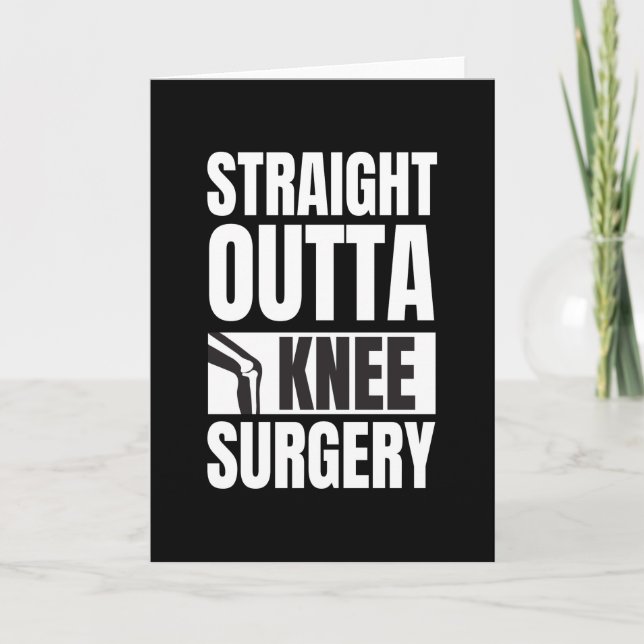 Carte Chirurgie au genou droite (Devant)
