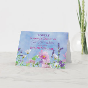 Carte Chirurgie de l'paupière obtenir de bons Fleurs sau