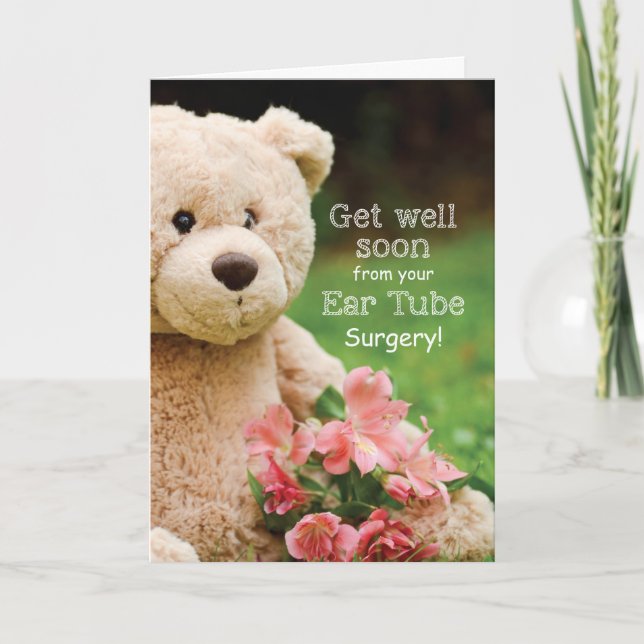 Carte Chirurgie Oreille Portable Obtenir Bien Ours Teddy (Devant)