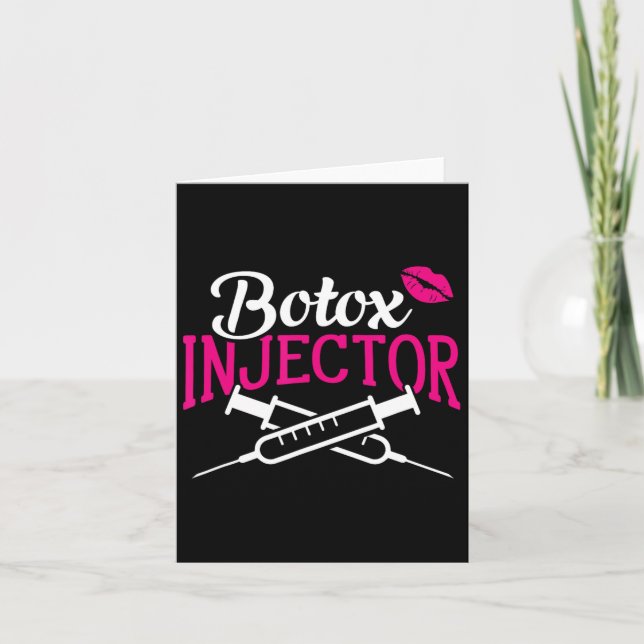 Carte Chirurgie plastique Cosmétique Injector Lips Botox (Devant)