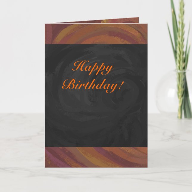 Carte Chocolat Carmel Swirl (Devant)