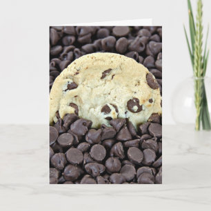 Carte Chocolat Chip Cookie Anniversaire
