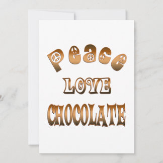 CARTE CHOCOLAT D'AMOUR DE PAIX
