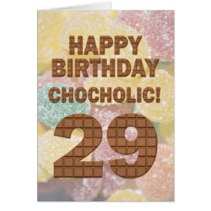 Carte Chocololique 29e anniversaire